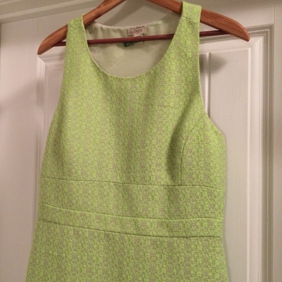 Neon Green J-Crew Dress - Picture 2 of 3